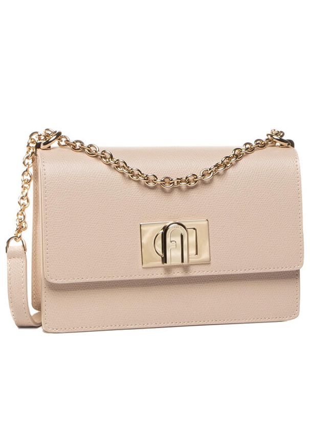 Furla Torebka 1927 BAFKACO-ARE000-B4L00-1-007-20-BG-B Beżowy. Kolor: beżowy. Materiał: skórzane