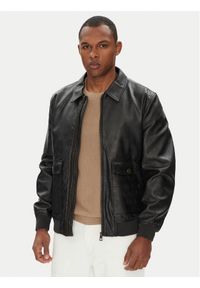 Guess Kurtka z imitacji skóry M5YL01 WGUC0 Czarny Regular Fit. Kolor: czarny. Materiał: syntetyk #1