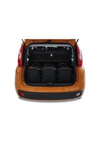 KJUST - Torby Do Bagażnika Fiat Panda 2012+ 3Szt Kjust. Kolor: czarny. Styl: sportowy #1