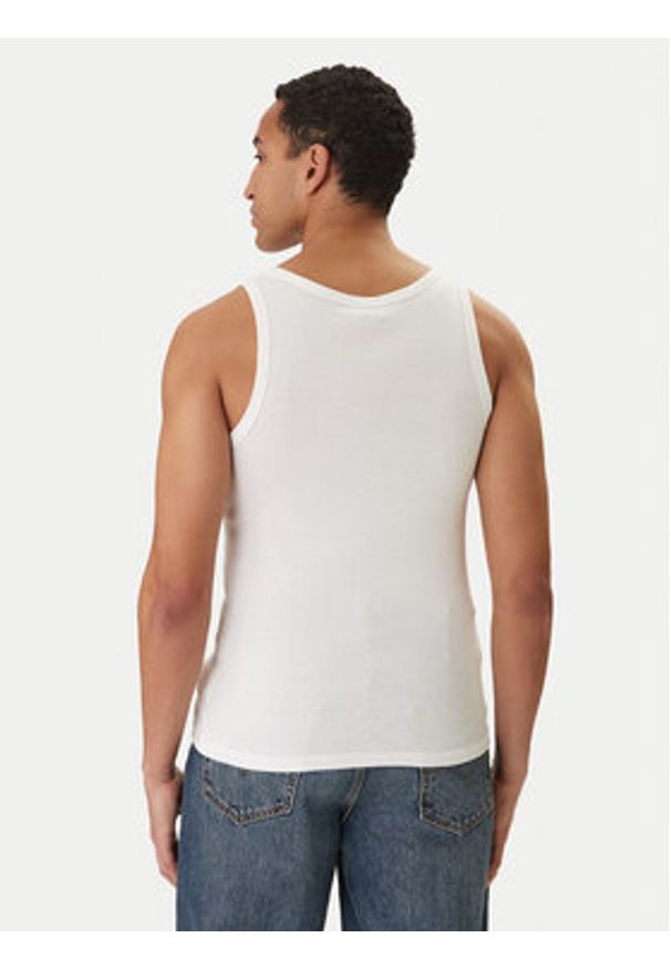 Tommy Jeans Komplet tank topów DM0DM20769 Biały Slim Fit. Kolor: biały. Materiał: bawełna