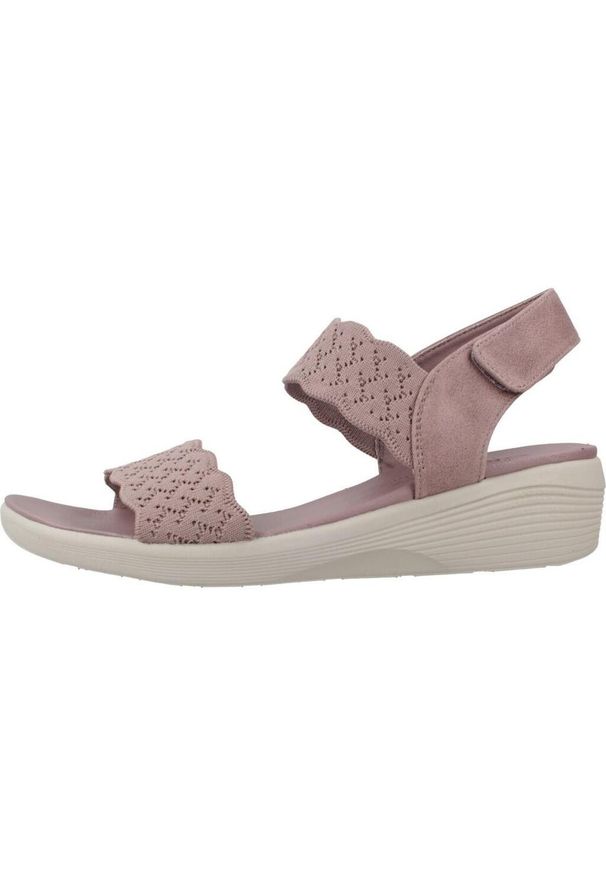 skechers - Sandały SKECHERS ARYA Fioletowy. Kolor: fioletowy. Materiał: tkanina. Sezon: lato