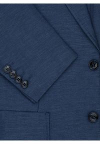 Pako Lorente - PAKO LORENTE – Granatowa marynarka z lnu. Kolor: niebieski. Materiał: len. Sezon: wiosna #4