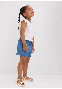 bonprix - Szorty dżinsowe z miękkiej bawełny. Kolor: niebieski. Sezon: lato #2