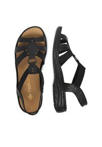 Rieker Sandały CEO-64574-00 Czarny. Kolor: czarny. Materiał: skóra #6