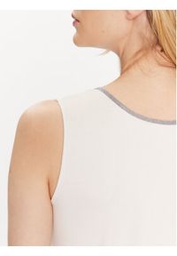 Fabiana Filippi Top JED273B556 Écru Regular Fit. Materiał: bawełna