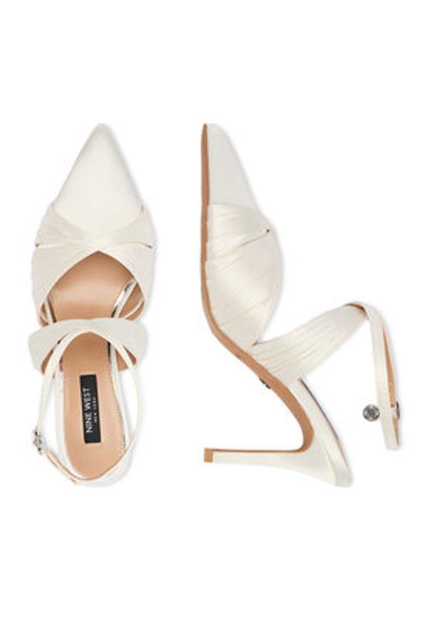Nine West Szpilki CEO-259-73 02 Écru. Kolor: kremowy. Materiał: materiał. Obcas: na szpilce