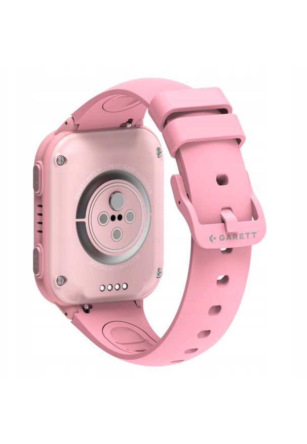 GARETT - Smartwatch Garett Kids Vibe Ai 4G różowy. Rodzaj zegarka: smartwatch. Kolor: różowy