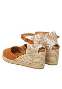 Castañer Espadryle Carol/6/002 021655 Brązowy. Kolor: brązowy. Materiał: materiał #6