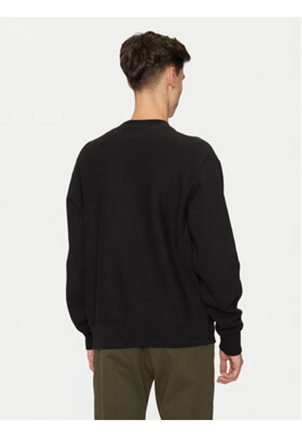 Champion Bluza 220707 Czarny Relaxed Fit. Kolor: czarny. Materiał: bawełna