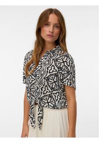Vero Moda Koszula Menny 10303694 Czarny Relaxed Fit. Kolor: czarny. Materiał: wiskoza #1