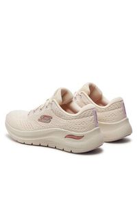 skechers - Skechers Sneakersy Arch Fit 2.0-Big League 150051/NTMT Beżowy. Kolor: beżowy. Materiał: mesh, materiał #3