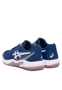 Asics Buty do tenisa Gel-Dedicate 9 Clay 1042A314 Granatowy. Kolor: niebieski. Materiał: skóra. Sport: tenis #4