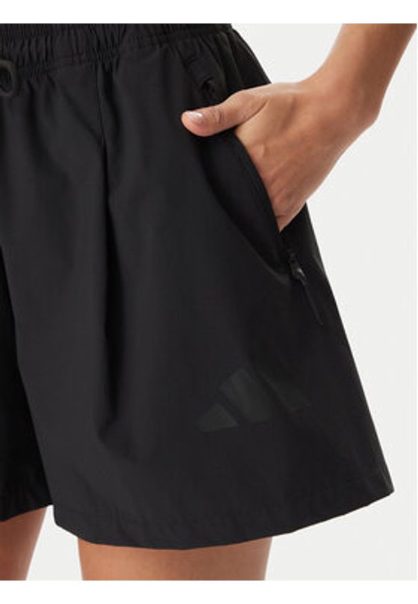 Adidas - adidas Szorty sportowe Z.N.E. KD8459 Czarny Loose Fit. Kolor: czarny. Materiał: syntetyk