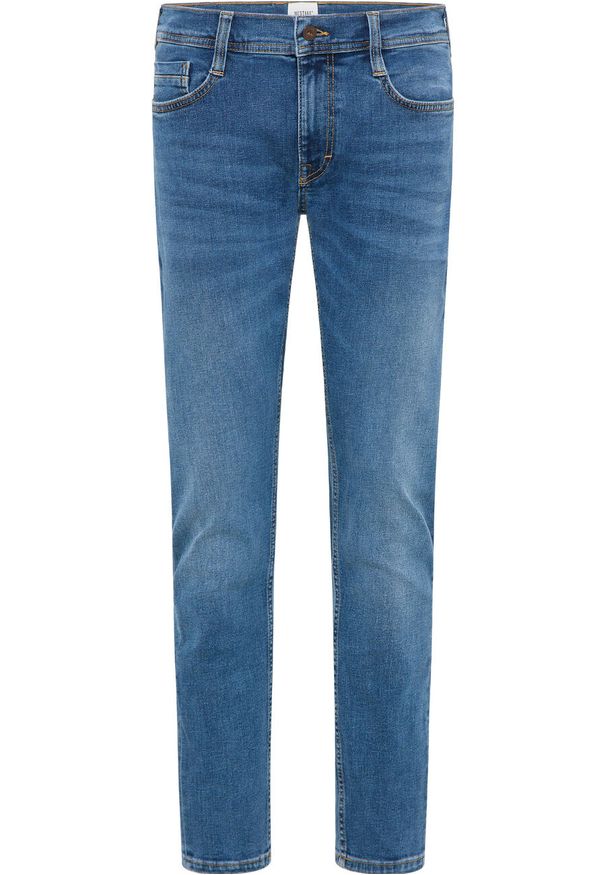 Mustang - MĘSKIE SPODNIE JEANSOWE MUSTANG OREGON SLIM K DENIM BLUE 1014260 5000 685