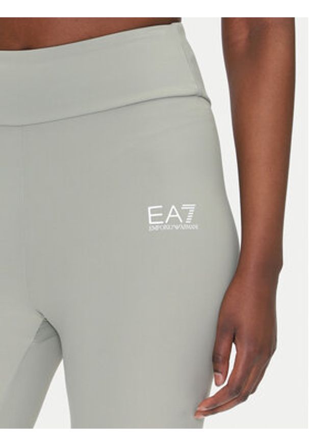 EA7 Emporio Armani Legginsy 7W000232 AF12625 U8058 Szary Slim Fit. Kolor: szary. Materiał: syntetyk