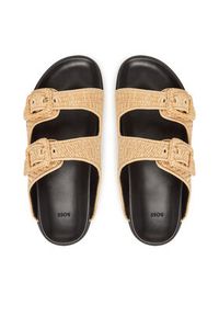 BOSS Klapki Freyah Slide 50542333 Beżowy. Kolor: beżowy. Materiał: syntetyk #2