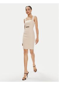 Marciano Guess Sukienka koktajlowa Norah 4GGK44 7074A Beżowy Slim Fit. Kolor: beżowy. Materiał: wiskoza. Styl: wizytowy #4