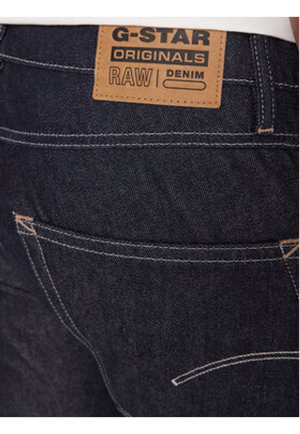 G-Star RAW - G-Star Raw Jeansy Contor 3D D27222-D316 Granatowy Slim Fit. Kolor: niebieski. Materiał: bawełna