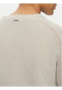 Marciano Guess Sweter 5GHR08 5863Z Brązowy Regular Fit. Kolor: brązowy. Materiał: len