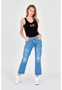 7 FOR ALL MANKIND Niebieskie damskie jeansy Straight, Rozmiar 28. Kolor: niebieski #5