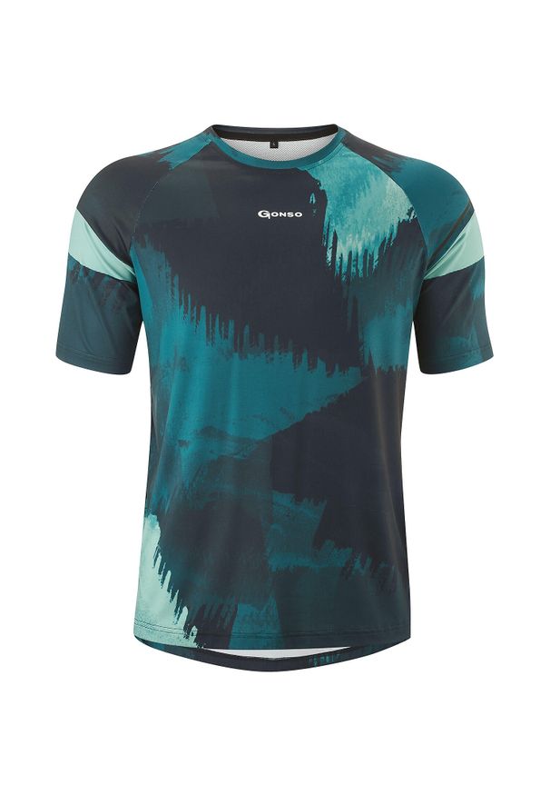 GONSO - Koszulka Gonso Masino. Kolor: wielokolorowy, niebieski, czarny. Sport: kolarstwo