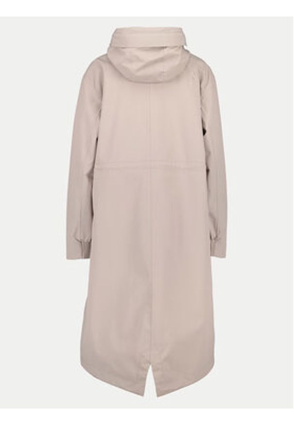 Didriksons Parka Astrid 505628 Beżowy Relaxed Fit. Kolor: beżowy. Materiał: syntetyk