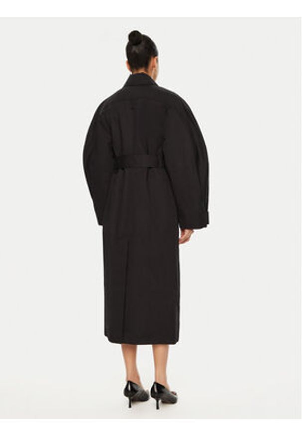 JACQUEMUS Trencz 24E241CO051 Czarny Regular Fit. Kolor: czarny. Materiał: bawełna