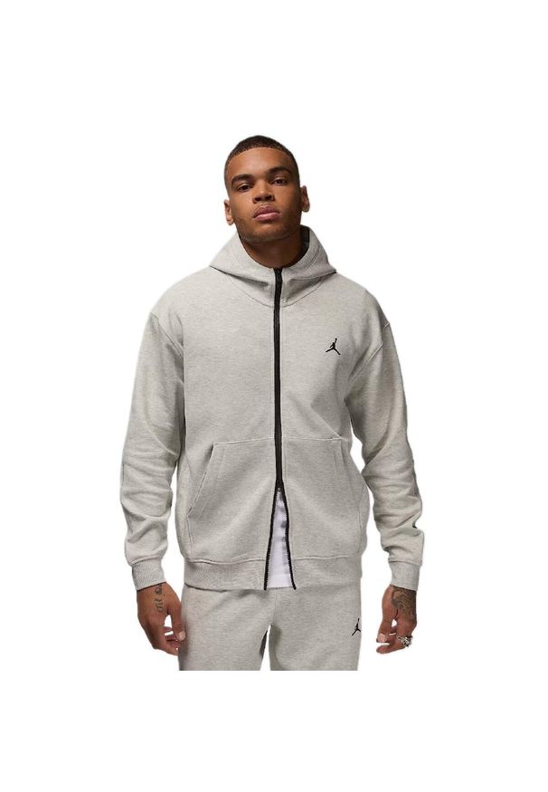 Męska bluza z kapturem Air Jordan Sport Hoop Fleece Dri-FIT FV8602-050 XXL. Typ kołnierza: kaptur. Kolor: szary. Technologia: Dri-Fit (Nike). Sport: koszykówka
