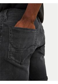 Jack & Jones - Jack&Jones Szorty jeansowe Rick 12249085 Czarny Regular Fit. Kolor: czarny. Materiał: bawełna #4