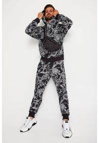 Versace Jeans Couture - BLUZA VERSACE JEANS COUTURE. Typ kołnierza: kaptur. Materiał: bawełna. Długość: długie