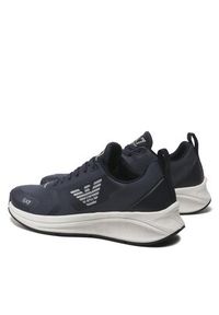 EA7 Emporio Armani Sneakersy X8X126 XK304 R370 Granatowy. Kolor: niebieski. Materiał: materiał #2