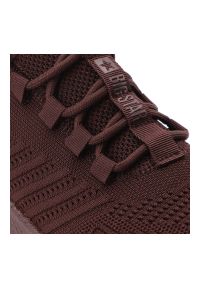 Big-Star - Sneakersy damskie Big Star, cholewka z materiału tekstylnego o oddychającej strukturze, bordowe, UU274053. Okazja: na co dzień. Zapięcie: sznurówki. Kolor: czerwony. Materiał: materiał. Szerokość cholewki: normalna #2