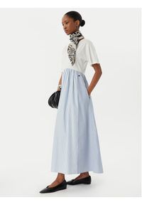 Weekend Max Mara Sukienka codzienna Brozno 2515621082 Biały Relaxed Fit. Okazja: na co dzień. Kolor: biały. Materiał: bawełna. Typ sukienki: proste. Styl: casual #2