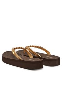 MICHAEL Michael Kors Japonki Zaza 40S5ZAFA1B Brązowy. Kolor: brązowy. Materiał: syntetyk #3