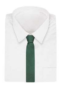 Chattier - Krawat Klasyczny, Zielony w Drobny Rzucik, Męski, Szeroki 8 cm, Elegancki -CHATTIER. Kolor: zielony. Materiał: poliester. Styl: klasyczny, elegancki