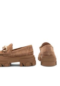 Badura Loafersy SOPHIA-01 Brązowy. Kolor: brązowy. Materiał: zamsz, skóra #7