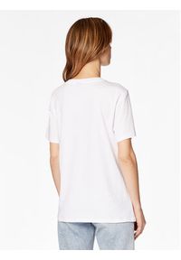 Gina Tricot T-Shirt Ellie 84280 Biały Relaxed Fit. Kolor: biały. Materiał: bawełna