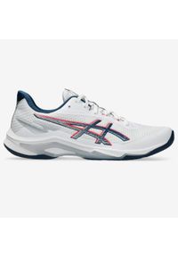 Asics - Chaussure de handball - ASICS Netburner Ballistic FF 4 blanc et bleu. Sport: piłka ręczna