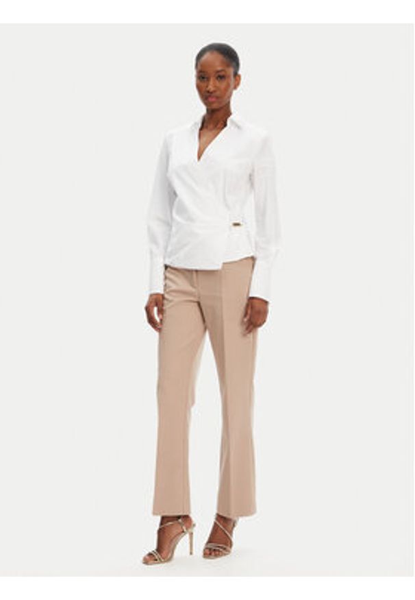 Marciano Guess Bluzka 5GGH06 7299A Biały Regular Fit. Kolor: biały. Materiał: bawełna