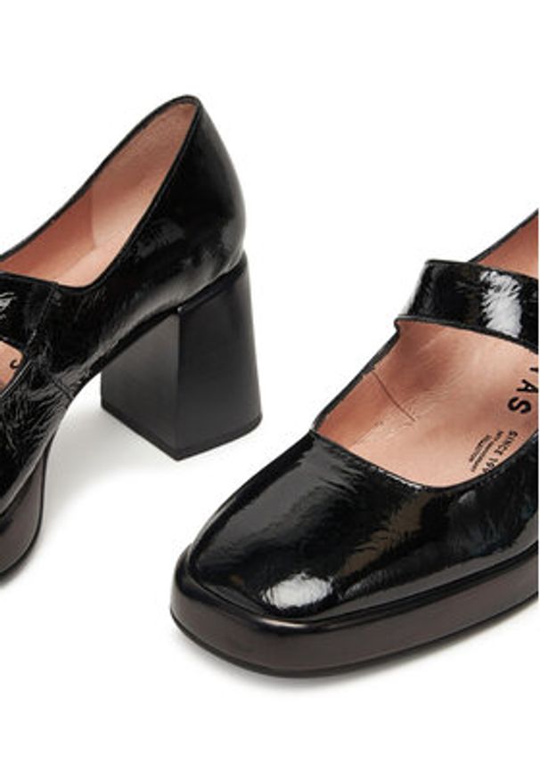 Hispanitas Półbuty HI254305 Czarny. Kolor: czarny. Materiał: skóra