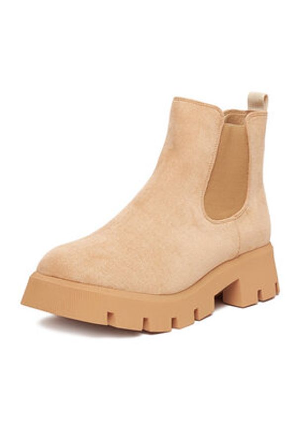 DeeZee Sztyblety Y8141-3 Beżowy. Kolor: beżowy. Materiał: syntetyk, materiał