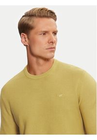 Mustang Sweter Elliot 1015472 Żółty Regular Fit. Kolor: żółty. Materiał: bawełna #4