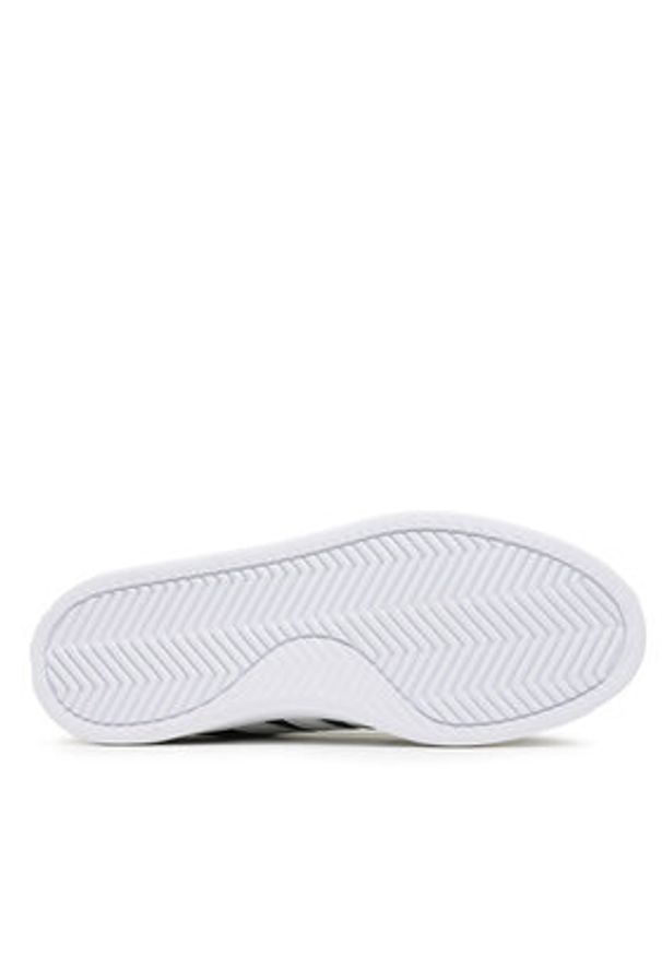 Adidas - adidas Sneakersy Grand Court Cloudfoam GW9196 Czarny. Kolor: czarny. Materiał: skóra. Model: Adidas Cloudfoam