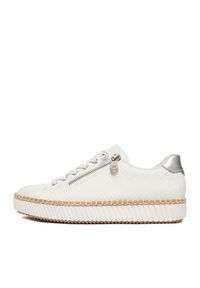 Rieker Tenisówki M2940-80 Biały. Kolor: biały. Materiał: materiał #2