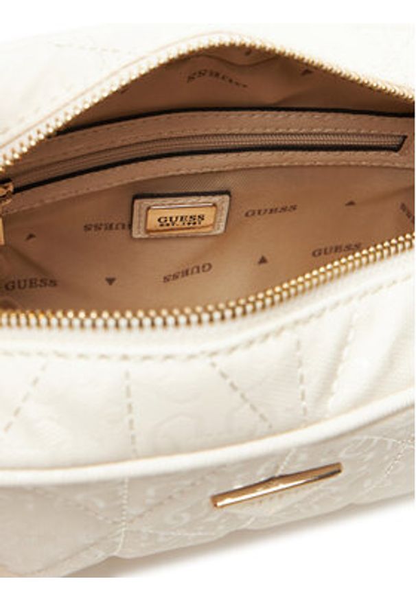 Guess Torebka Aldina HWGG96 63140 Biały. Kolor: biały. Materiał: skórzane