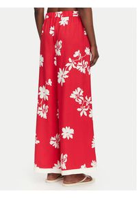 Seafolly Spodnie materiałowe Mayflower 55737-PA Czerwony Wide Leg. Kolor: czerwony. Materiał: wiskoza #5