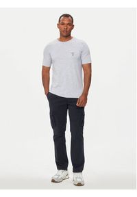 Aeronautica Militare T-Shirt AM1UTI001 Szary Regular Fit. Kolor: szary. Materiał: bawełna
