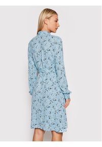Selected Femme Sukienka koszulowa Fiola 16083878 Niebieski Regular Fit. Kolor: niebieski. Materiał: wiskoza. Typ sukienki: koszulowe #2