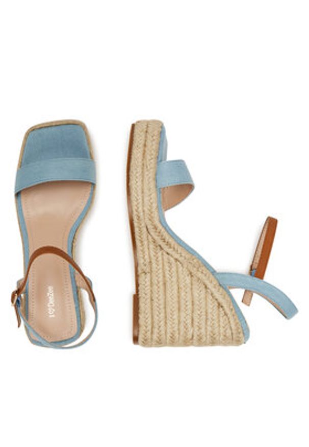 DeeZee Espadryle LWSB42-2 Niebieski. Kolor: niebieski. Materiał: materiał