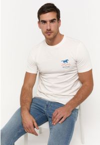 Mustang - MUSTANG AUSTIN MĘSKI T-SHIRT KOSZULKA LOGO WHISPER WHITE 1014952 2013 #4
